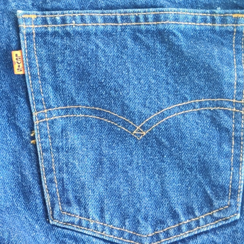Vtg Levis 515-0693 Orange Tab Blue Jeans USA MADE Denim Pants Men's 35 x 30.5 - Picture 10 of 14